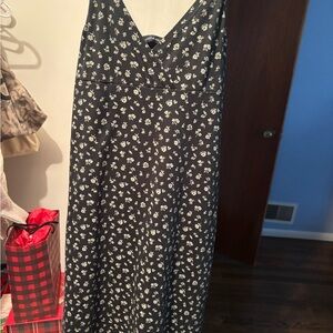 Brandy Melville Floral V-Neck Dress